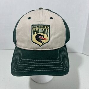 The Game Unisex OS White Green Alabama Birmingham Blazers Adjustable Hat‎ NWT